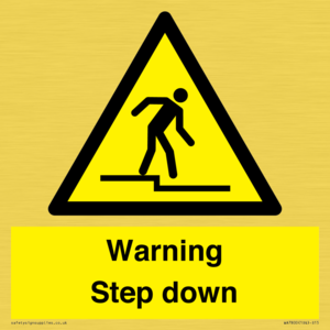 Warning Step down
